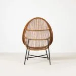 Wicker armchair, ULUV Krásná Jizba, Czechoslovakia, 1950s