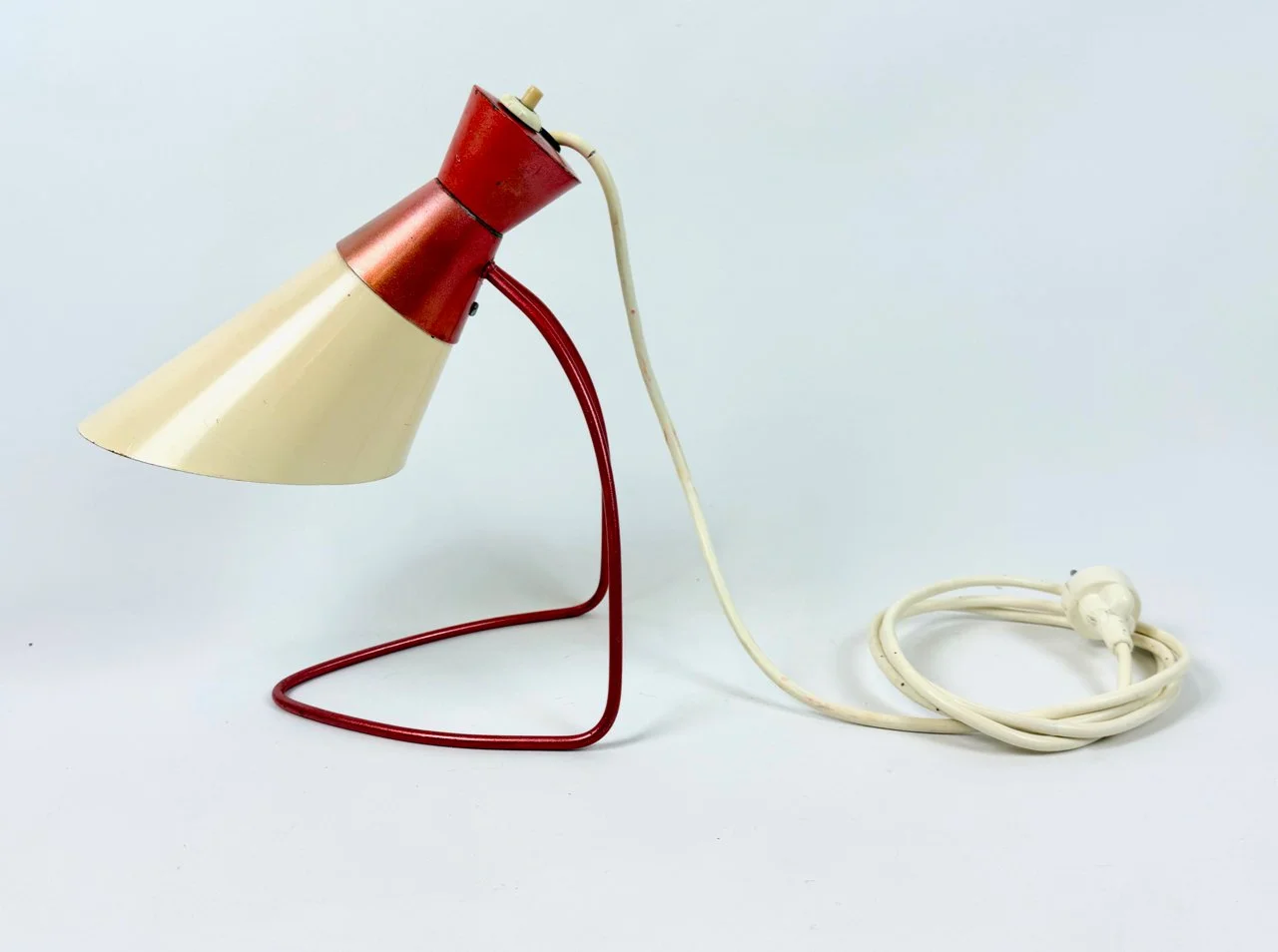 Lampa vintage, proj. Josef Hurka, Napako, Czechosłowacja, lata 50