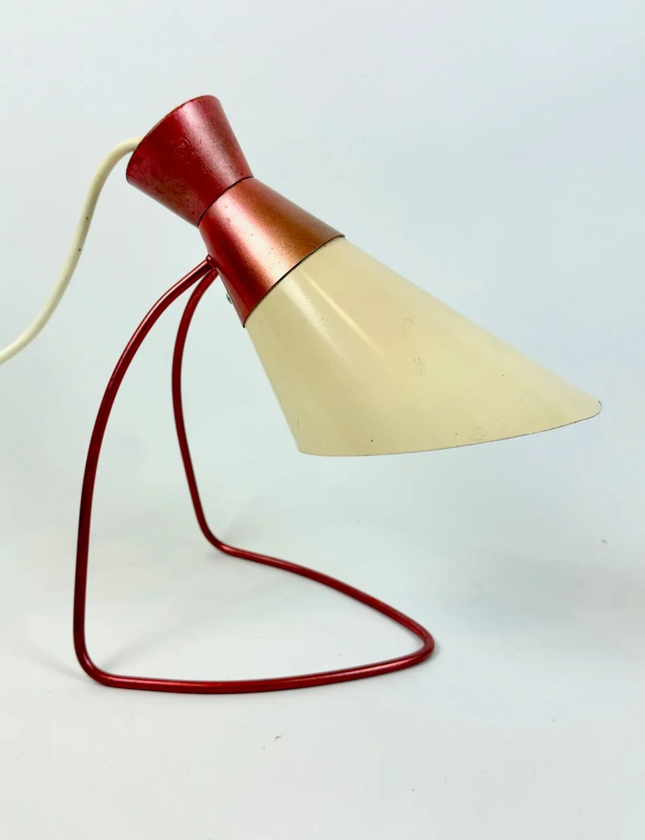 Lampa vintage, proj. Josef Hurka, Napako, Czechosłowacja, lata 50