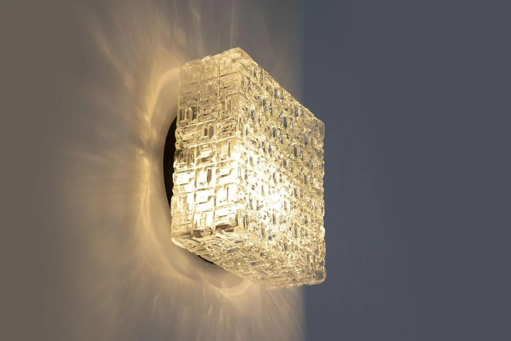 Lampa sufitowa, Osvetlovaci Sklo Valaske Mezrici, Czechosłowacja, lata 60