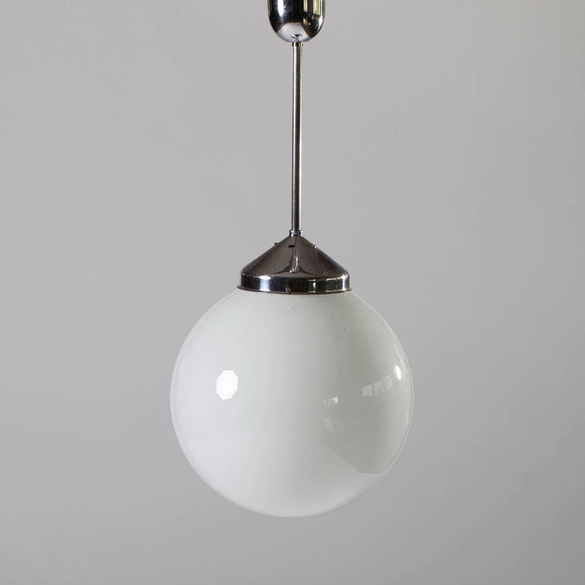 Szklana lampa wisząca, Napako, Czechosłowacja, lata 30