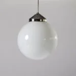 Szklana lampa wisząca, Napako, Czechosłowacja, lata 30