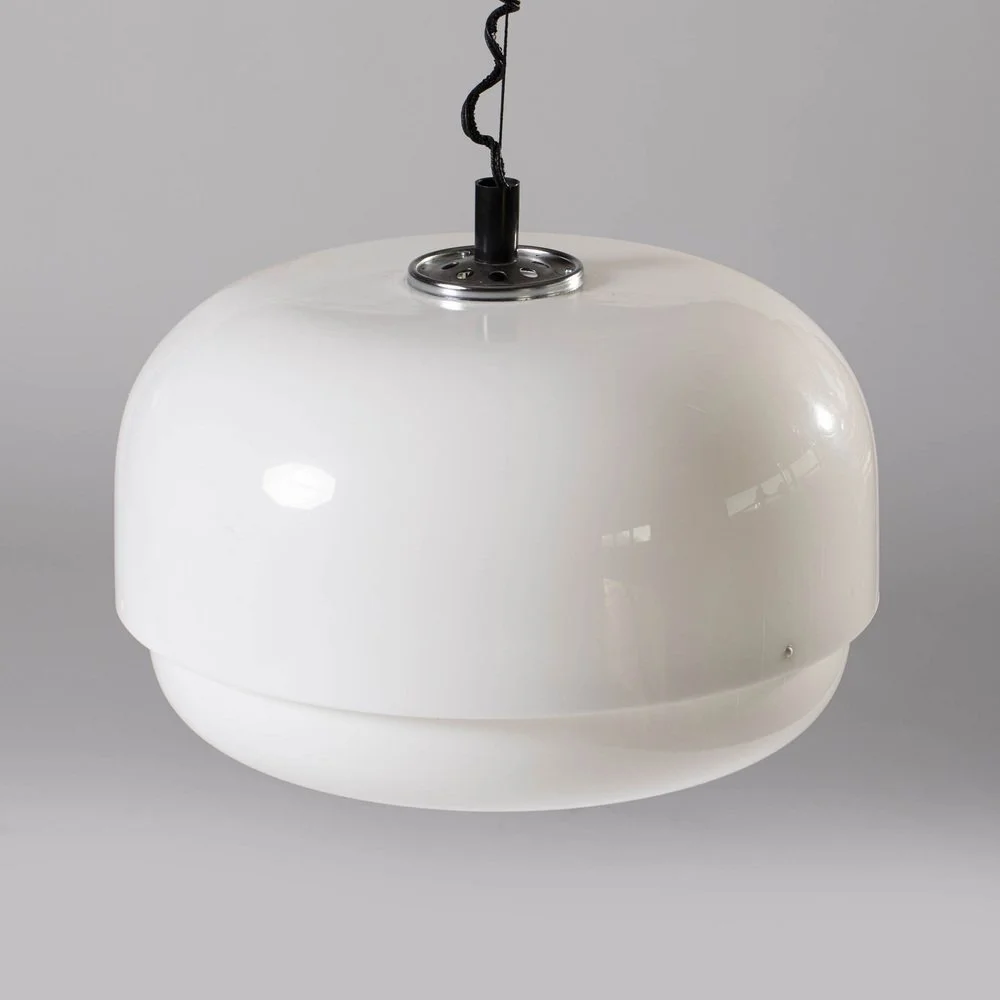 Lampa wisząca Space Age, Harvey Guzzini, Meblo, Jugosławia, lata 70