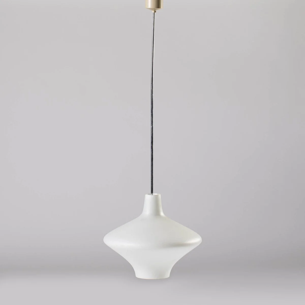 Vintage glass lamp, Valasske Mezirici, Czechoslovakia, 1960s