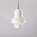 Glass pendant lamp, Valasske Mezirici, Czechoslovakia, 1960s