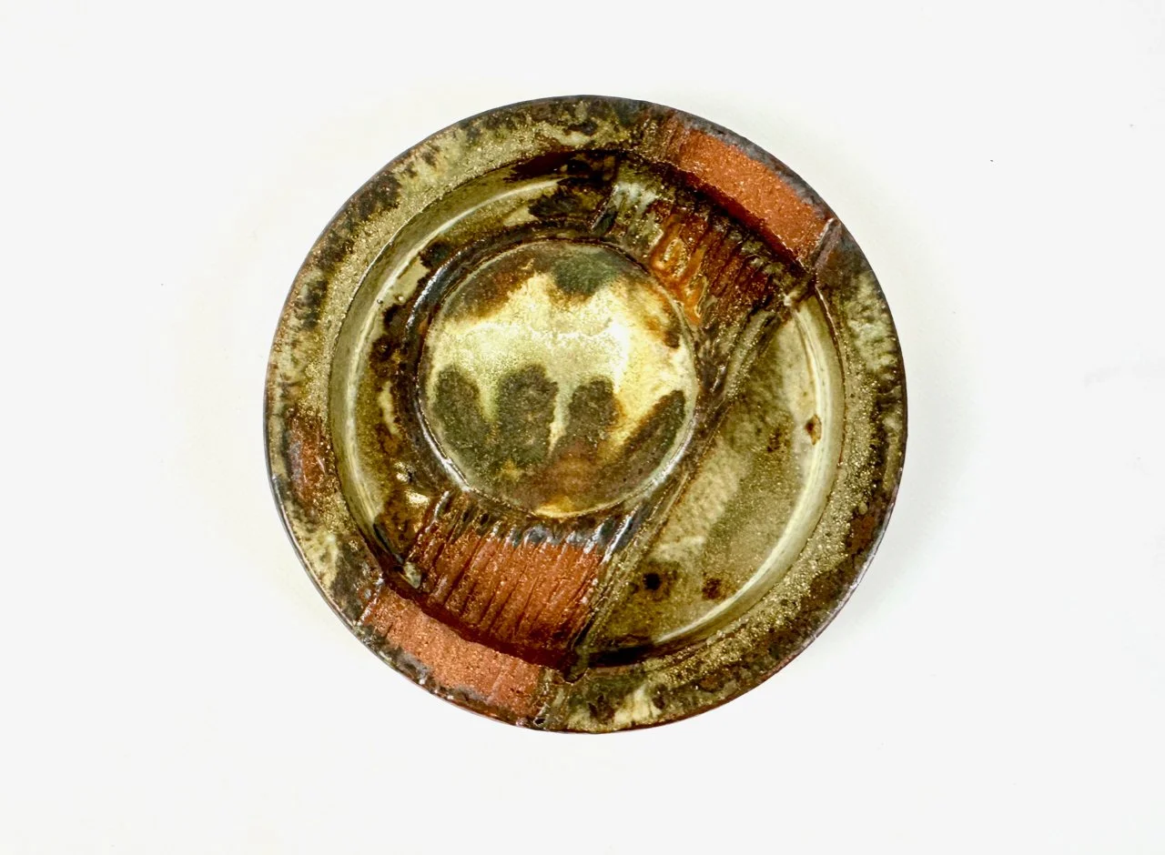 Misa ceramiczna vintage, proj. Aksel Larsen, Axella Design, Dania, lata 60