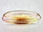 Vintage coloured glass bowl, designed by Jan Beranek, Škrdlovice, Czechoslovakia, 1960s