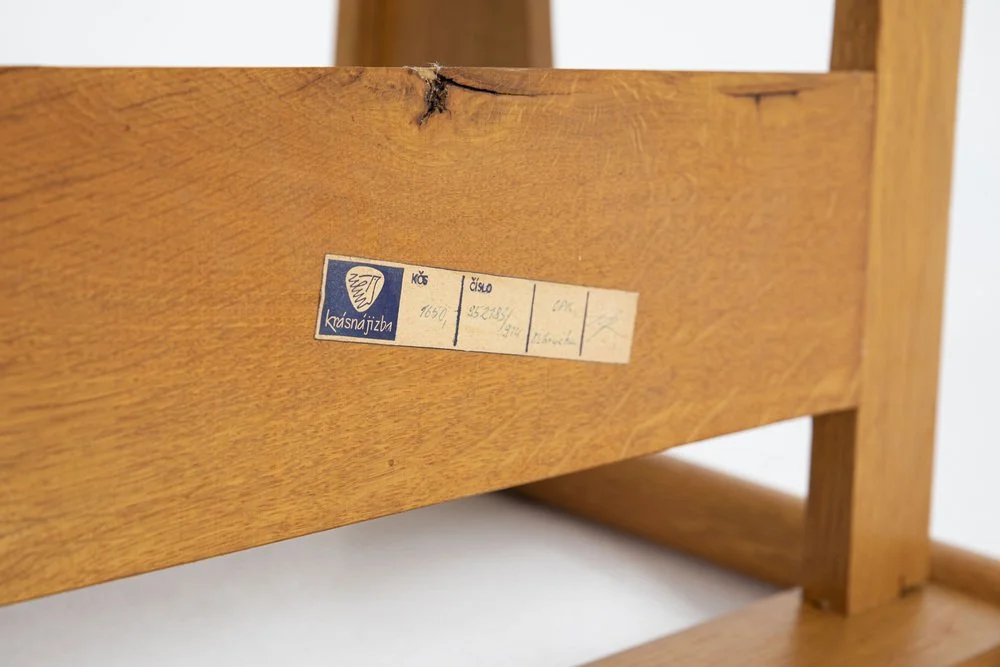 Pair of vintage armchairs, Krásná Jizba, Czechoslovakia, 1960s
