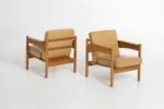Pair of vintage armchairs, Krásná Jizba, Czechoslovakia, 1960s