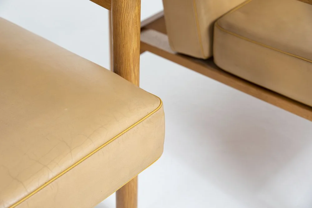 Pair of vintage armchairs, Krásná Jizba, Czechoslovakia, 1960s