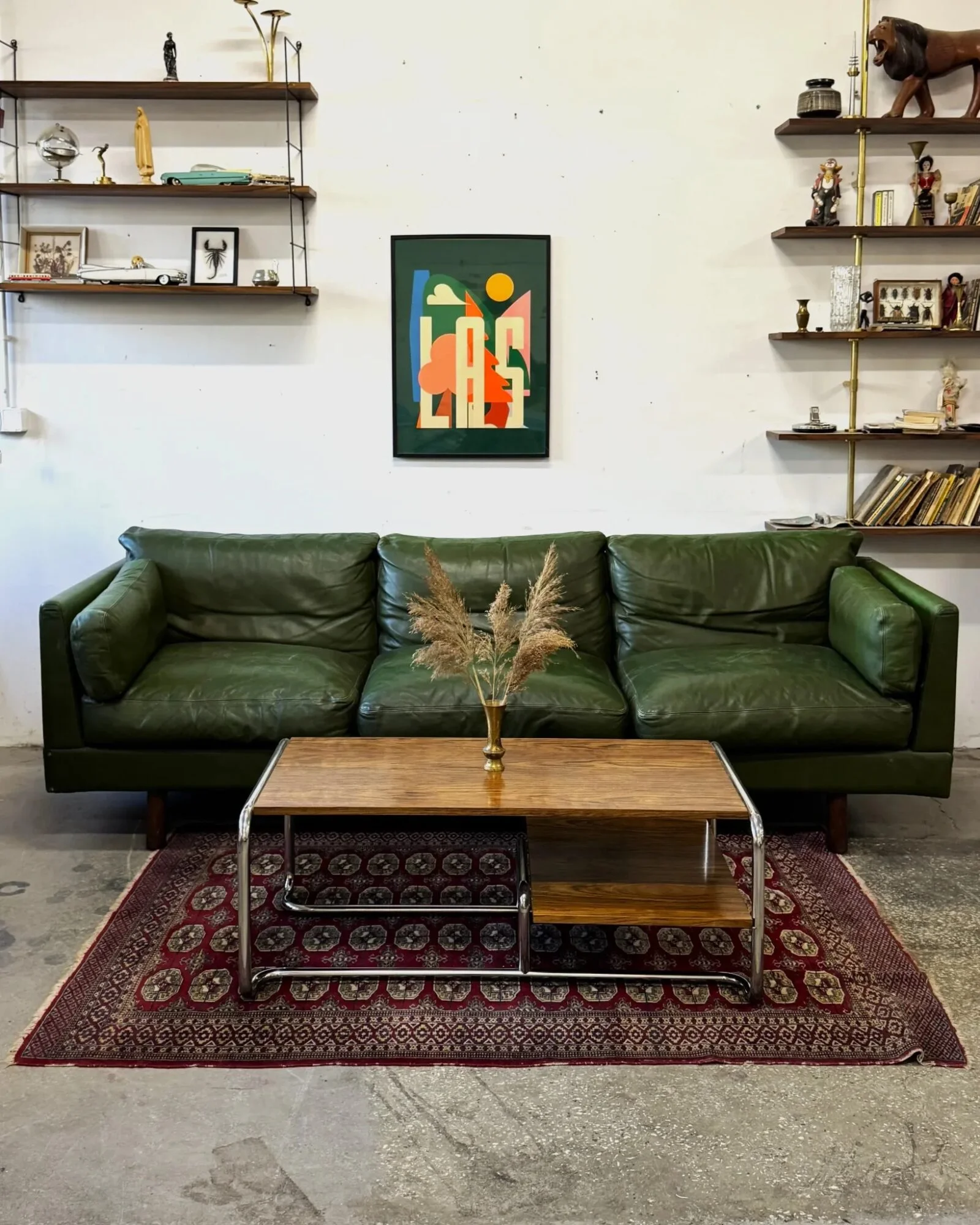 Vintage leather sofa, Denmark, 1960s/70s