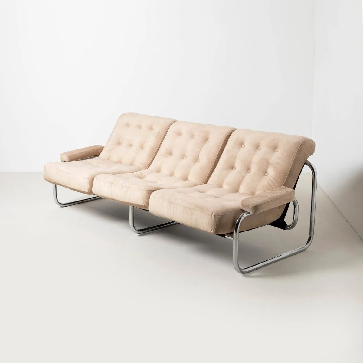 Sofa trzyosobowa Borkum, proj. Johan Bertil Häggström, Ikea, Szwecja, lata 70