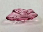 Szklana patera, proj. Josef Hospodka, Chřibská Glassworks, Czechosłowacja, lata 60