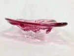 Szklana patera, proj. Josef Hospodka, Chřibská Glassworks, Czechosłowacja, lata 60