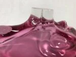 Szklana patera, proj. Josef Hospodka, Chřibská Glassworks, Czechosłowacja, lata 60
