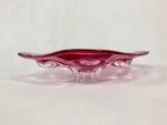 Szklana patera, proj. Josef Hospodka, Chřibská Glassworks, Czechosłowacja, lata 60