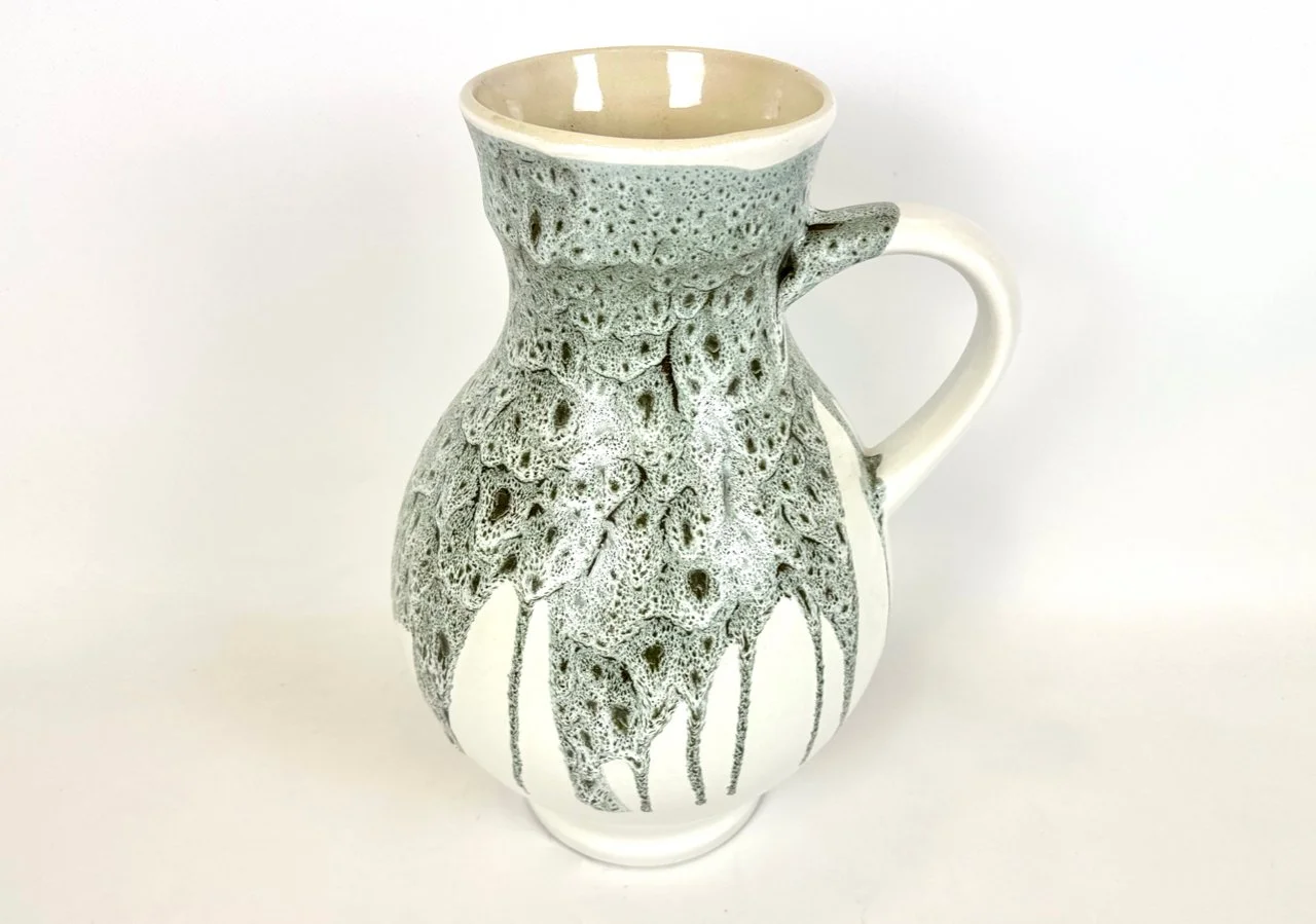 Fat Lava vase, Keramicke Zavody Teplice, Czechoslovakia, 1960s