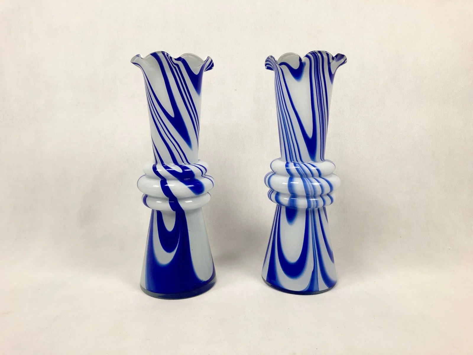 Wazon szklany, proj. Carlo Moretti, Made Murano Glass, Włochy, lata 70