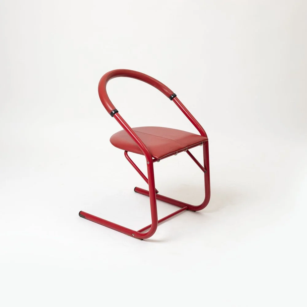 Set of 4 vintage chairs, Italy, 1980s