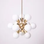 Sputnik-style chandelier, Kamenický Šenov, Czechoslovakia, 1970s