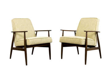 Para foteli, typ 300-190, proj. H. Lis, Dolnośląska Fabryka Mebli, Polska, lata 70