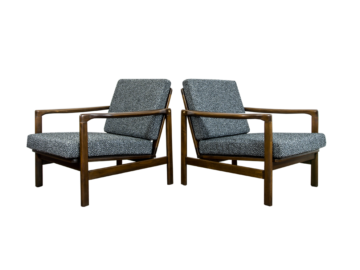 Para foteli B7522, proj. Zenon Bączyk, Polska, lata 60