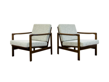 Para foteli B7522, proj. Zenon Bączyk, Polska, lata 60