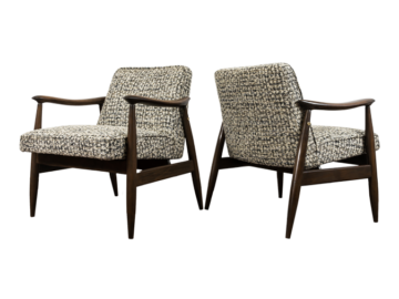 Pair of GFM-87 armchairs designed by Juliusz Kędziorek, Gościcińska Furniture Factory, Poland, 1960s