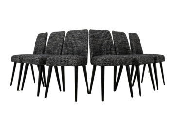 Zestaw 6 krzeseł, Fabryka Mebli w Swarzędziu, Polska, lata 60