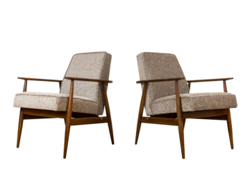 Para foteli, typ 300-190, proj. H. Lis, Dolnośląska Fabryka Mebli, Polska, lata 70