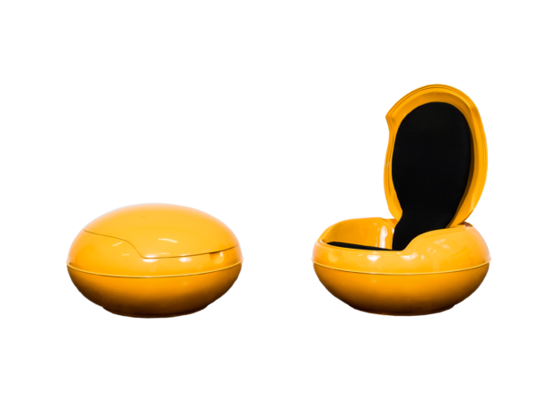 Para foteli Garden Egg Chair, proj. Peter Ghyczy, Niemcy, Lata 70