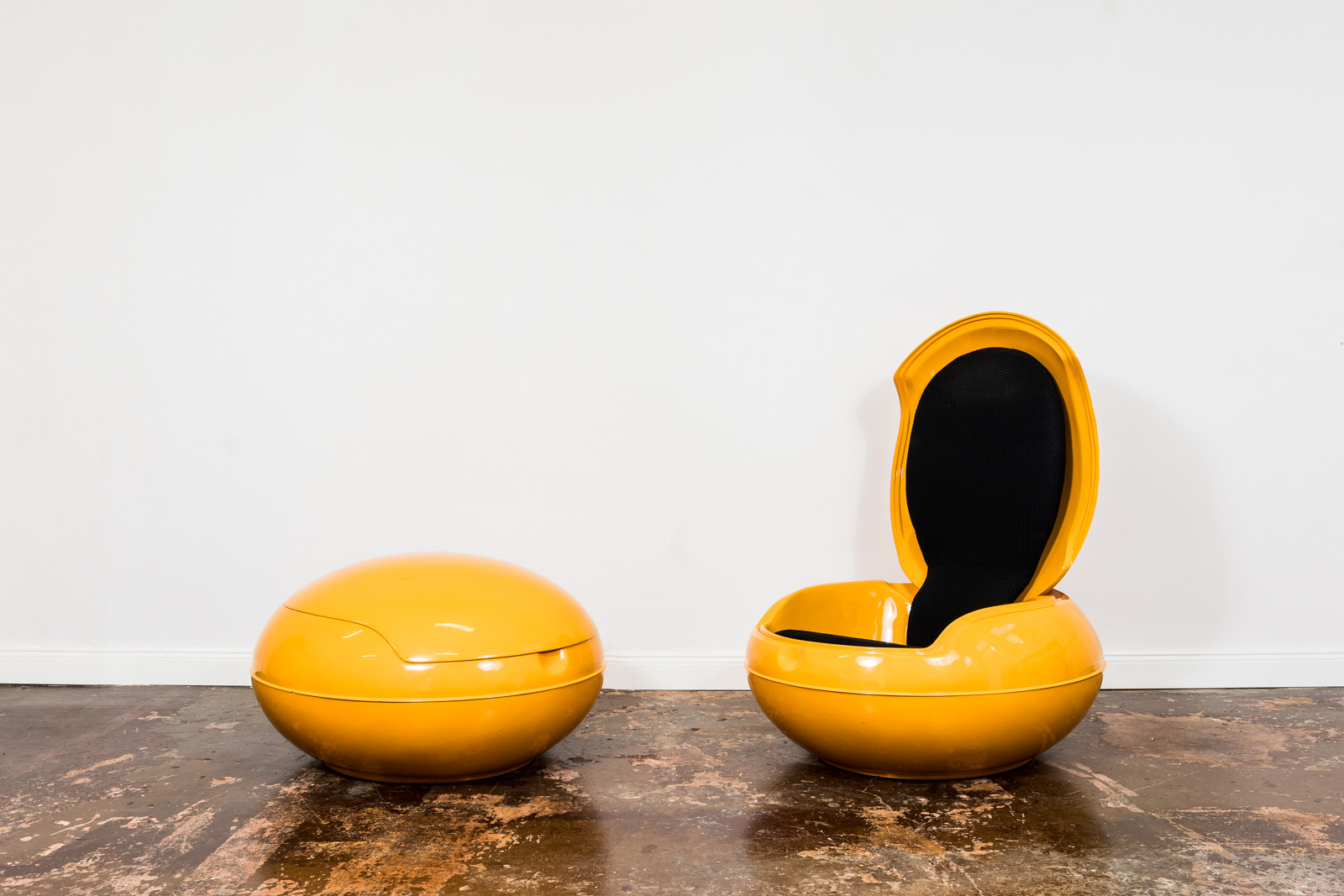 Para foteli Garden Egg Chair, proj. Peter Ghyczy, Niemcy, Lata 70