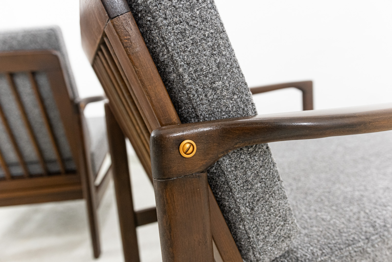 Para foteli B7522, proj. Zenon Bączyk, Polska, lata 60