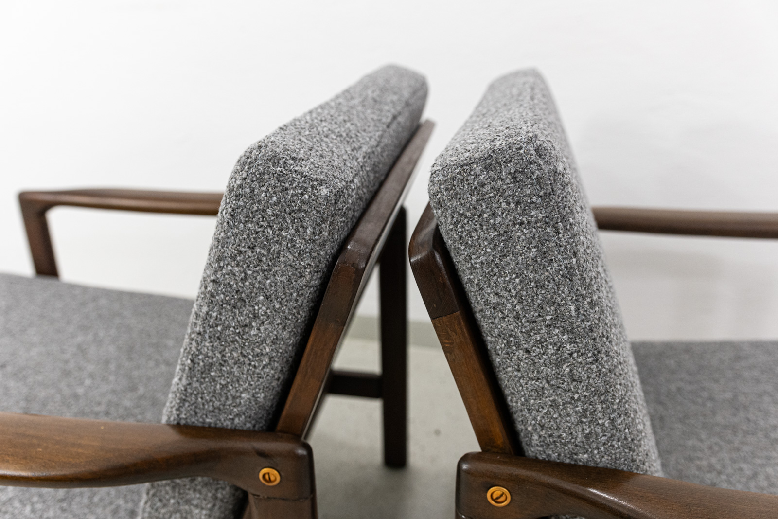 Para foteli B7522, proj. Zenon Bączyk, Polska, lata 60