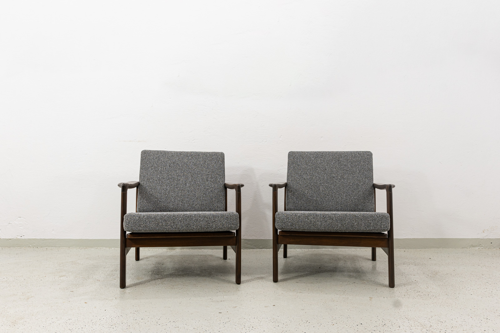 Para foteli B7522, proj. Zenon Bączyk, Polska, lata 60