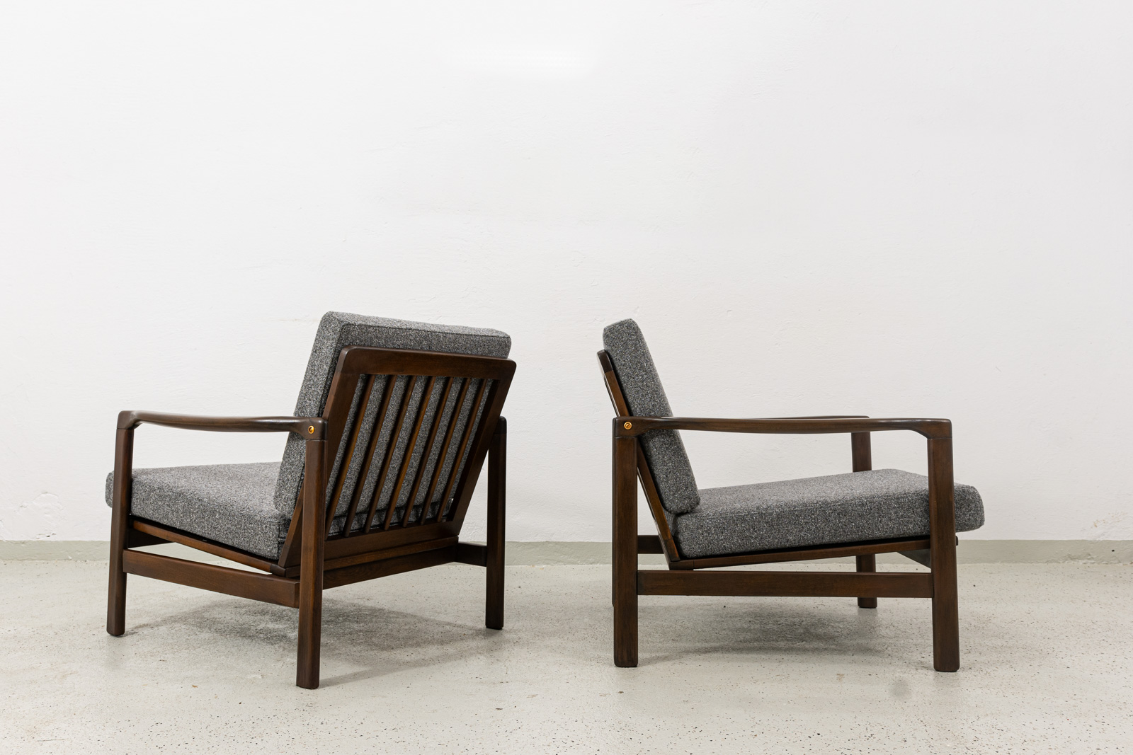 Para foteli B7522, proj. Zenon Bączyk, Polska, lata 60