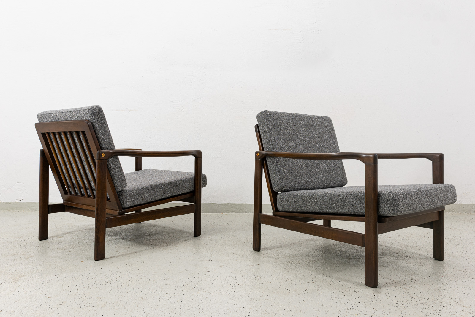 Para foteli B7522, proj. Zenon Bączyk, Polska, lata 60