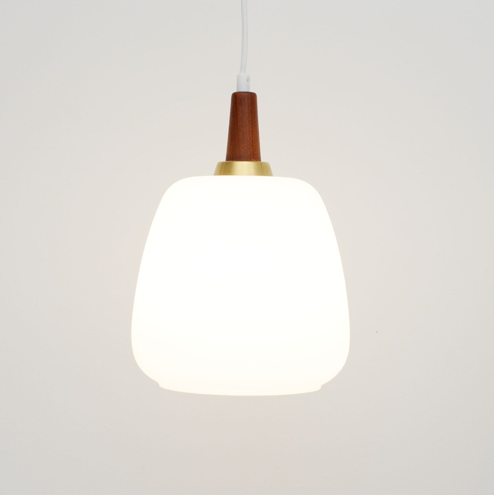 Szklana lampa, Dania, lata 60