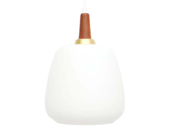 Szklana lampa, Dania, lata 60