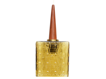 Tekowa lampa, proj. Carl Fagerlund, Szwecja, lata 70