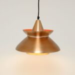 Lampa miedziana, Dania, lata 60