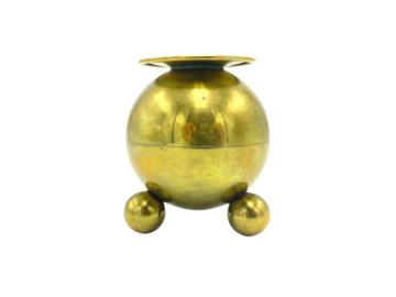 Świecznik mosiężny, Gusum Bruk, Szwecja, lata 60