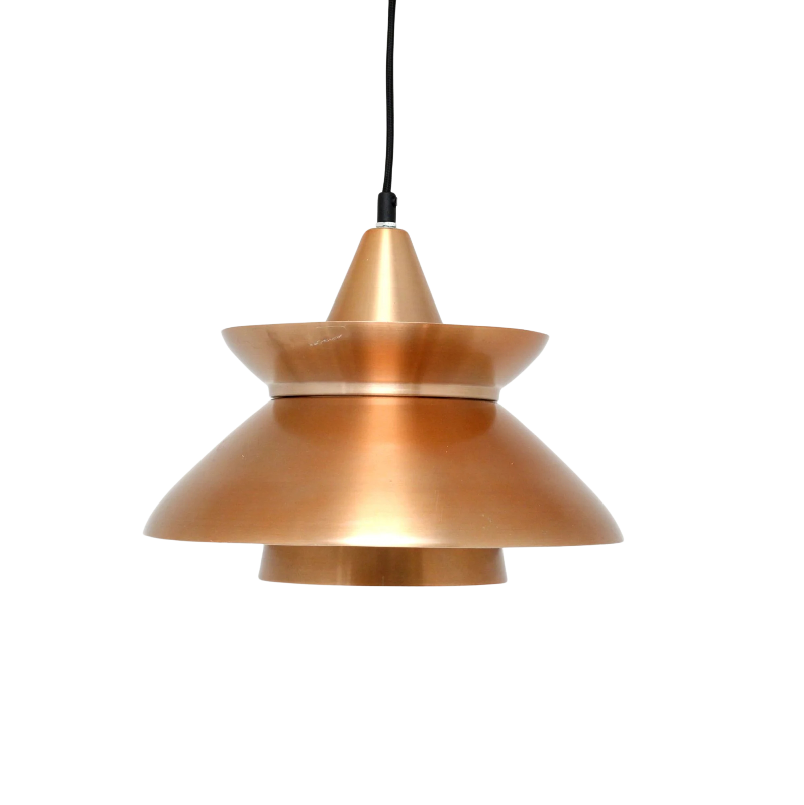 Lampa miedziana, Dania, lata 60