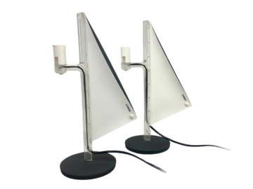 Para lamp Nautilus proj. Barbaglia & Colombo, Italiana Luce, Włochy, lata 90-te