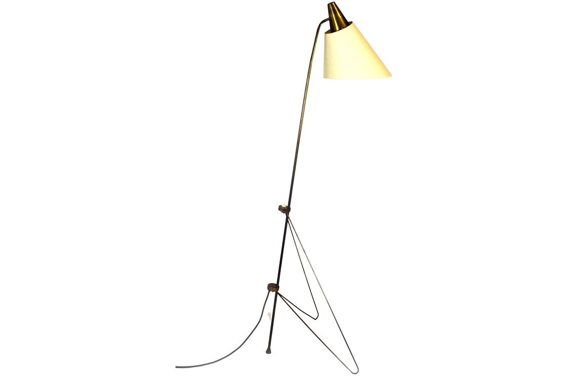 Lampa "Żyrafa" proj. J. Hurka, Napako, Czechosłowacja, lata 50