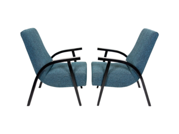 Para foteli proj. S. Lejkowski, W. Leśniewski, Krakowskie Fabryki Mebli, Polska, lata 60