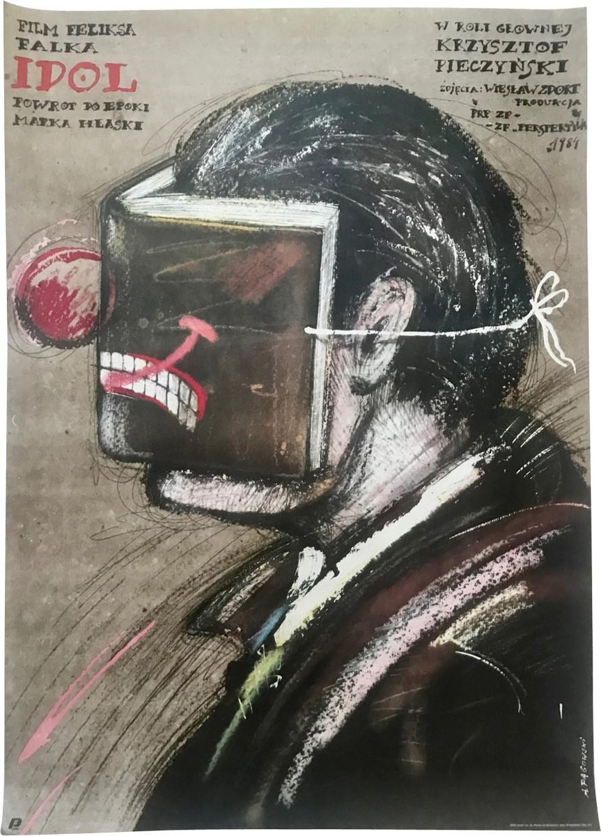 Plakat “Idol” proj. Andrzej Pągowski, 1984