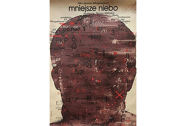 Plakat “Mniejsze niebo” proj. Waldemar Świerzy, 1980