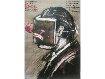 Plakat “Idol” proj. Andrzej Pągowski, 1984