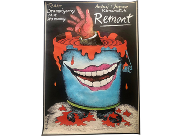 Plakat “Remont” proj. Andrzej Krauze, 1987
